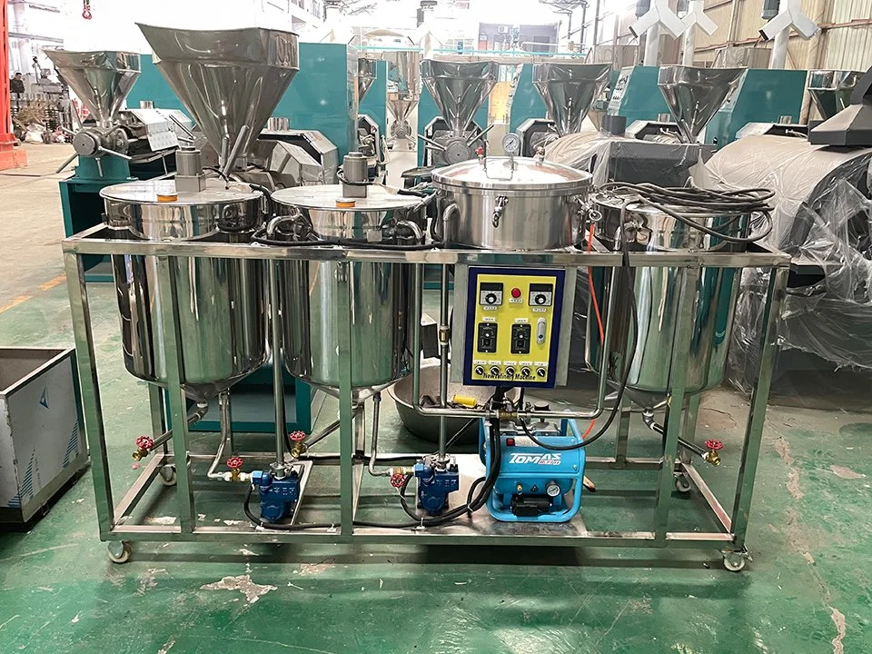 Palm Oil Refining Machine Refinery Plant for Oil Press Machine Sunflower Oil Refining Machine