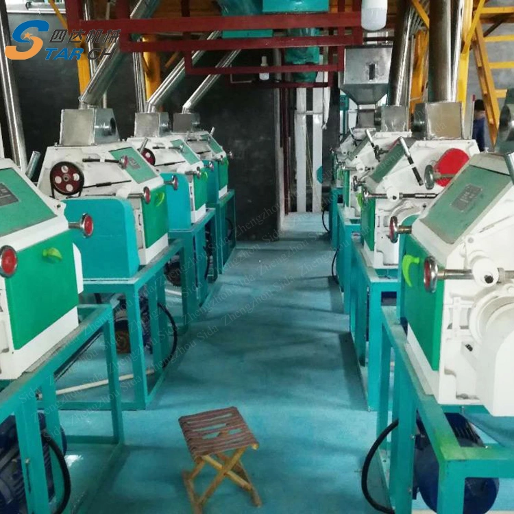 Maize Wheat Corn Flour Meal Grits Mill Milling Processing Machine China Factory