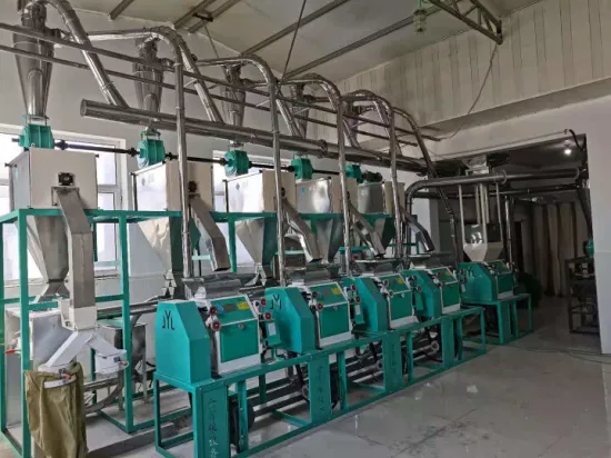 Maize/Corn Flour Milling Machines Cassava Flour Machine Grain Processing Machinery